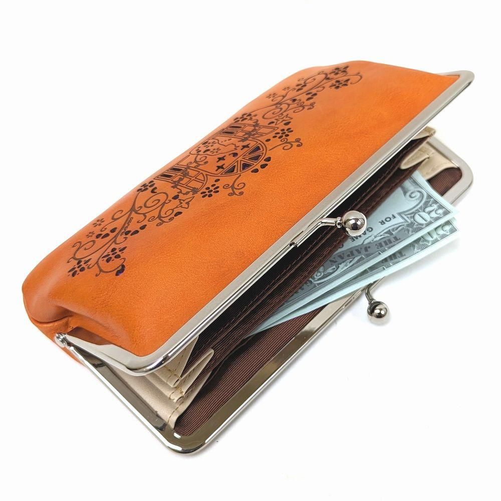 1点 てぃんくる先生 ショコラオレンジ 2018 がまぐち財布 ネコシリーズ・がま口長財布 | carcru online shop