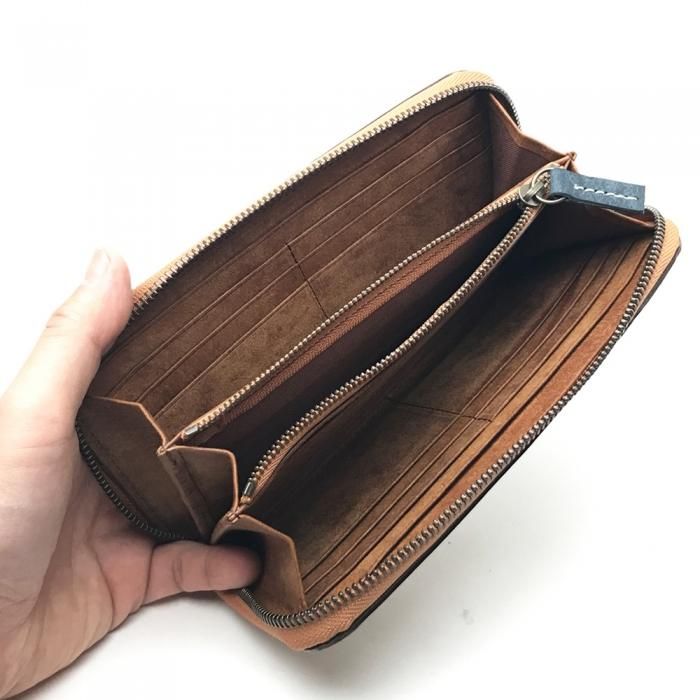 一粒舎 長財布 ナチュラル | verdadcre.com