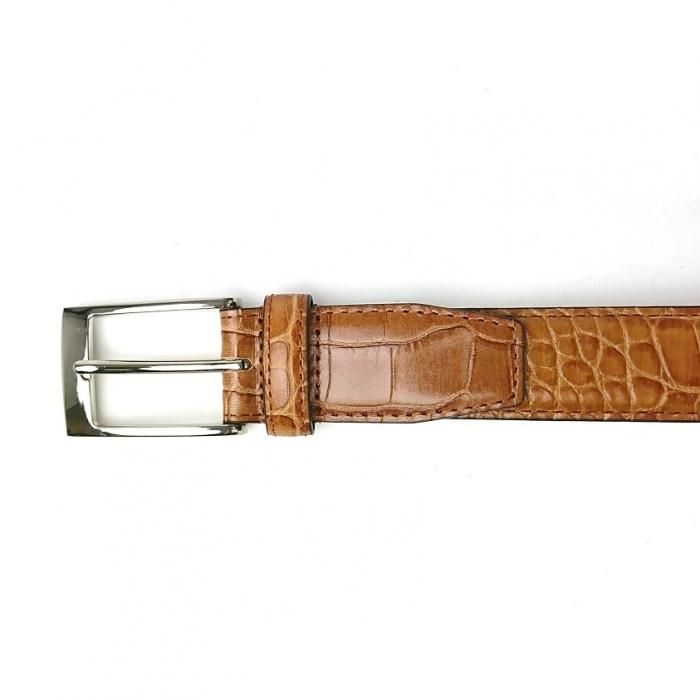 カルクル・クロコダイル型押しベルト | carcru online shop カルクル・クロコダイル型押しベルト | carcru online shop