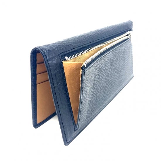 【アリゾナ】イタリアンベジタブルレザーを使った薄型長財布<br>薄型長札入れ