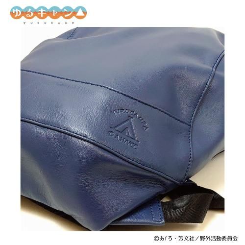 雑貨　テントロゴ ゴートレザーリュック 「ゆるキャン△」 在庫限り)【ゆるキャン△】ゴートレザーリュック - カルクル