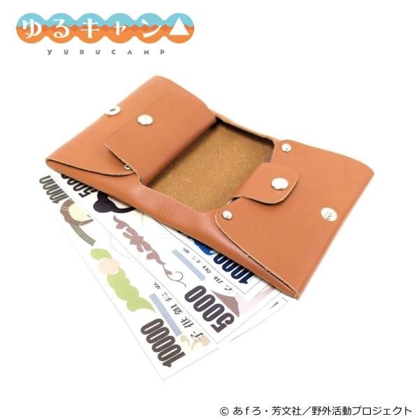ゆるキャン△・レザーコンパクトウォレット | carcru online shop ゆるキャン△・レザーコンパクトウォレット | carcru online shop