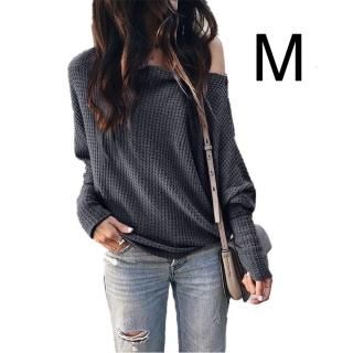 新品☆シンプルゆるトップス グレー M
