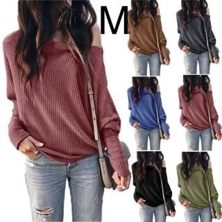 新品☆シンプルゆるトップス えんじ M