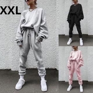 新品☆カジュアル♪シンプル上下セットアップ グレー XXL
