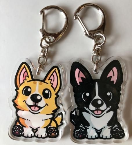 Amazon.co.jp: [Xizulik] ウェールズ コーギー 犬 キーホルダー