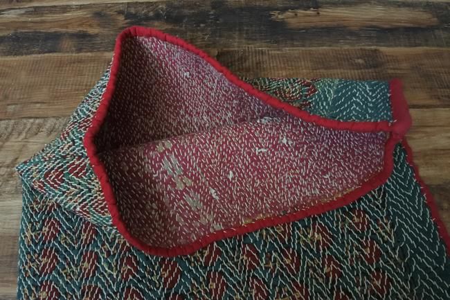 バンジャラ族 ヴィンテージ刺繍 布袋 G- ボーホー・インド雑貨