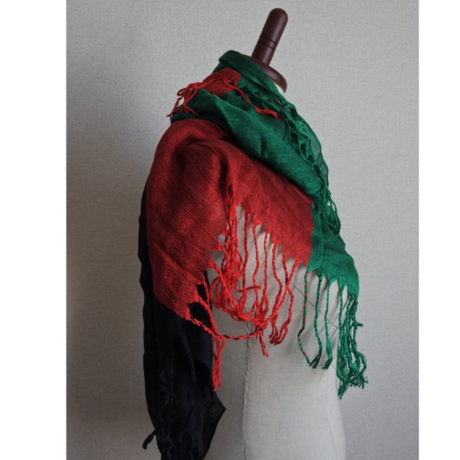 アフガニスタン国旗　スカーフ