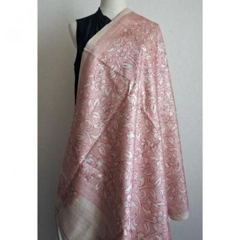 定価3.5万】キヤリコ CALICO *KANTHA バルバトカンタストール*絹