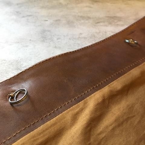 BAA COSTUME MFG. “HORSE LEATHER RAIL ROADER HOODIE COAT BAA COSTUME MFG. “HORSE LEATHER RAIL ROADER HOODIE COAT