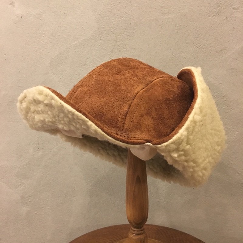 BAA COSTUME MFG. LEATHER BOMBER CAP Brown Suede - SIGNAL
