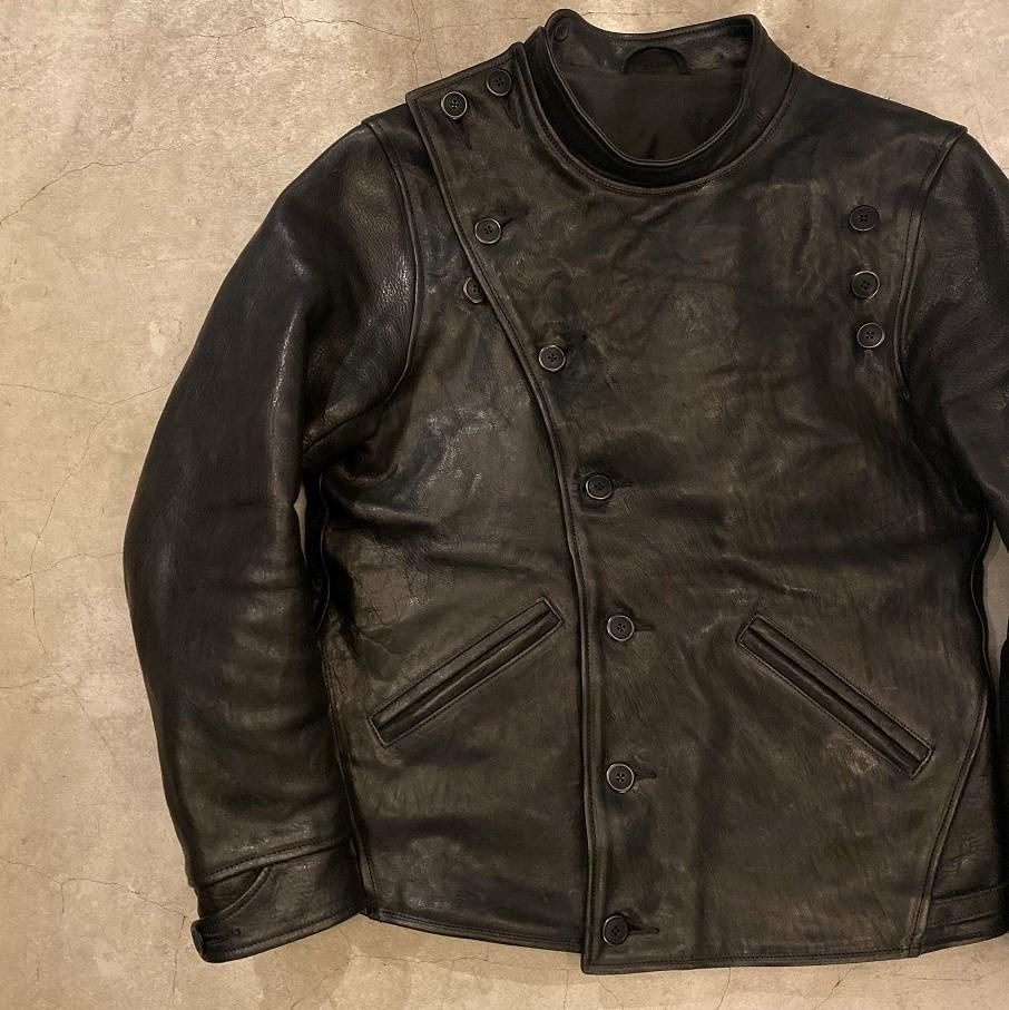 ジャケット・アウター SIGNAL GARMENTS Deer Skin Work Coat IMG_1894.jpg