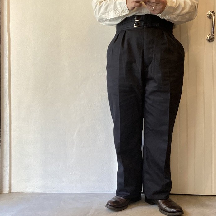 LENO ”DOUBLE BELTED GURKHA TROUSERS” 【HOMME】 - SIGNAL GARMENTS online store