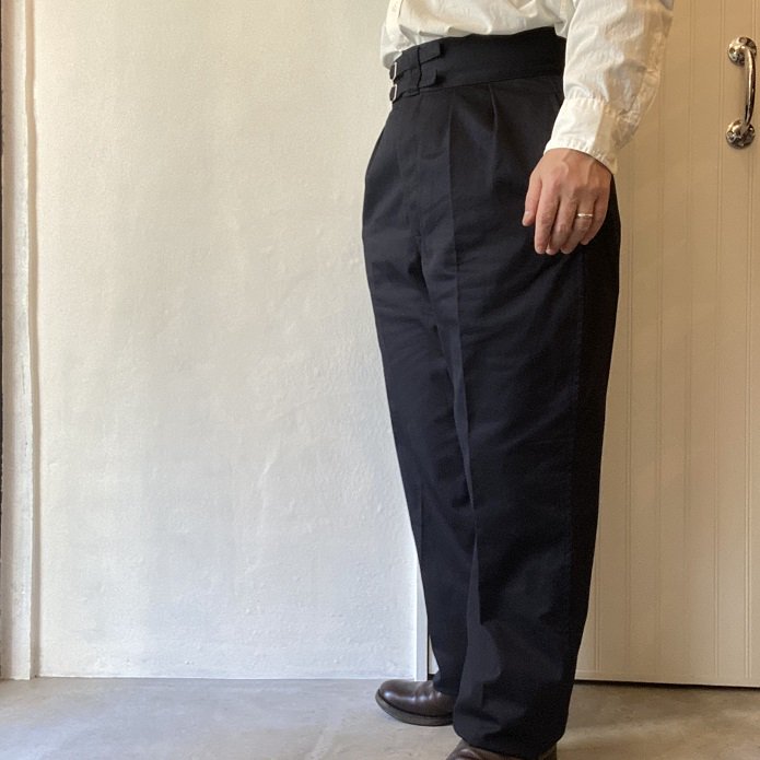 LENO ”DOUBLE BELTED GURKHA TROUSERS” 【HOMME】 - SIGNAL GARMENTS