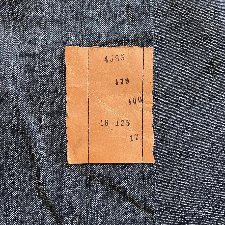 N.O.S. 1940's～1950's FRENCH BLACK CHAMBRAY ”ATELIER COAT