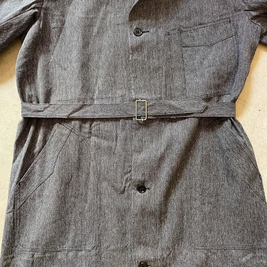 N.O.S. 1940's～1950's FRENCH BLACK CHAMBRAY ”ATELIER COAT