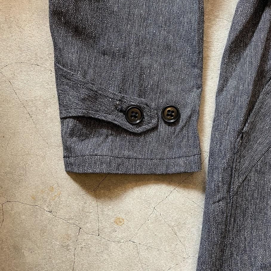 N.O.S. 1940's～1950's FRENCH BLACK CHAMBRAY ”ATELIER COAT