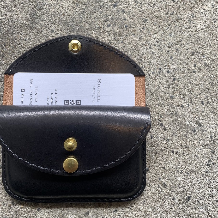 SIGNAL GARMENTS ORIGINAL “COIN & CARD” Purse Case BLACK - SIGNAL