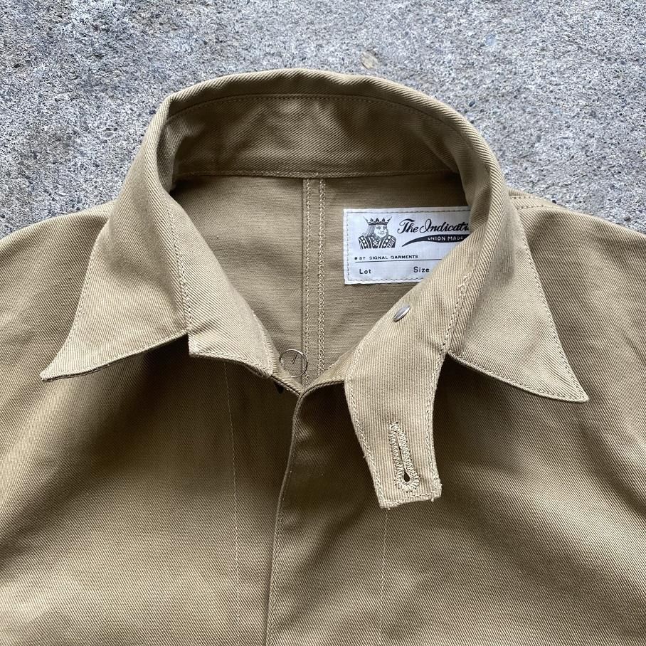 【良品】シグナルガーメンツ　オリジナルカバーオール　サイズ3 The Indication by SIGNAL GARMENTS “CRAZY POKET DENIM CHORE