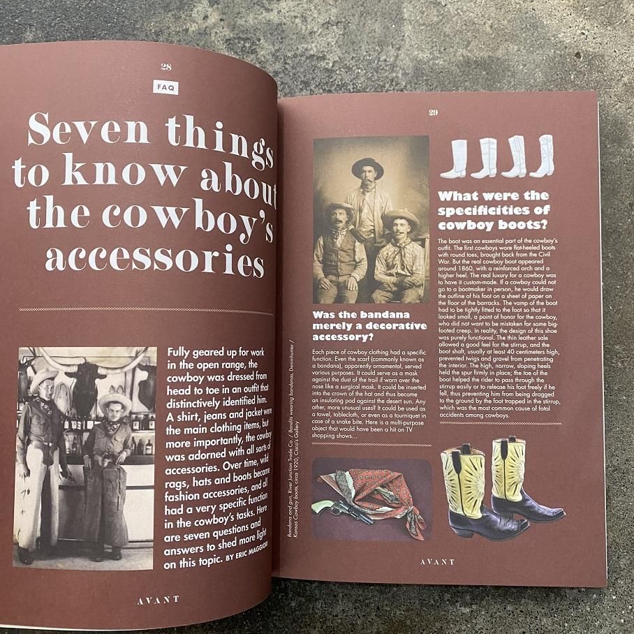 AVANT MAGAZINE Vol.5 ”WESTERN WEAR” - SIGNAL GARMENTS online