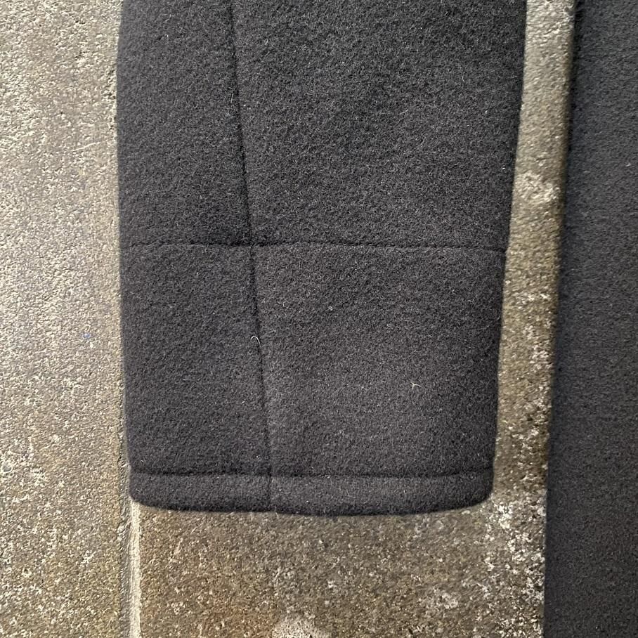 【ネコネコ】LENO 10 BUTTON PEA COAT LENO ”10 BUTTON PEA COAT” BLACK - SIGNAL GARMENTS online store