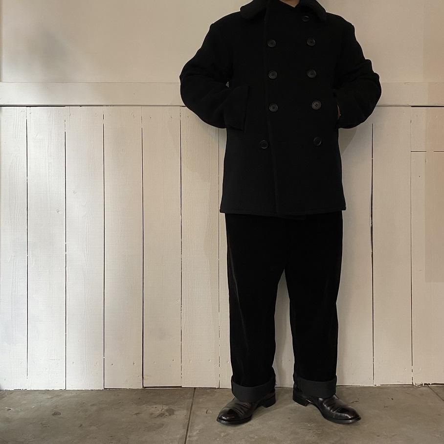 LENO ”10 BUTTON PEA COAT” BLACK - SIGNAL GARMENTS online store