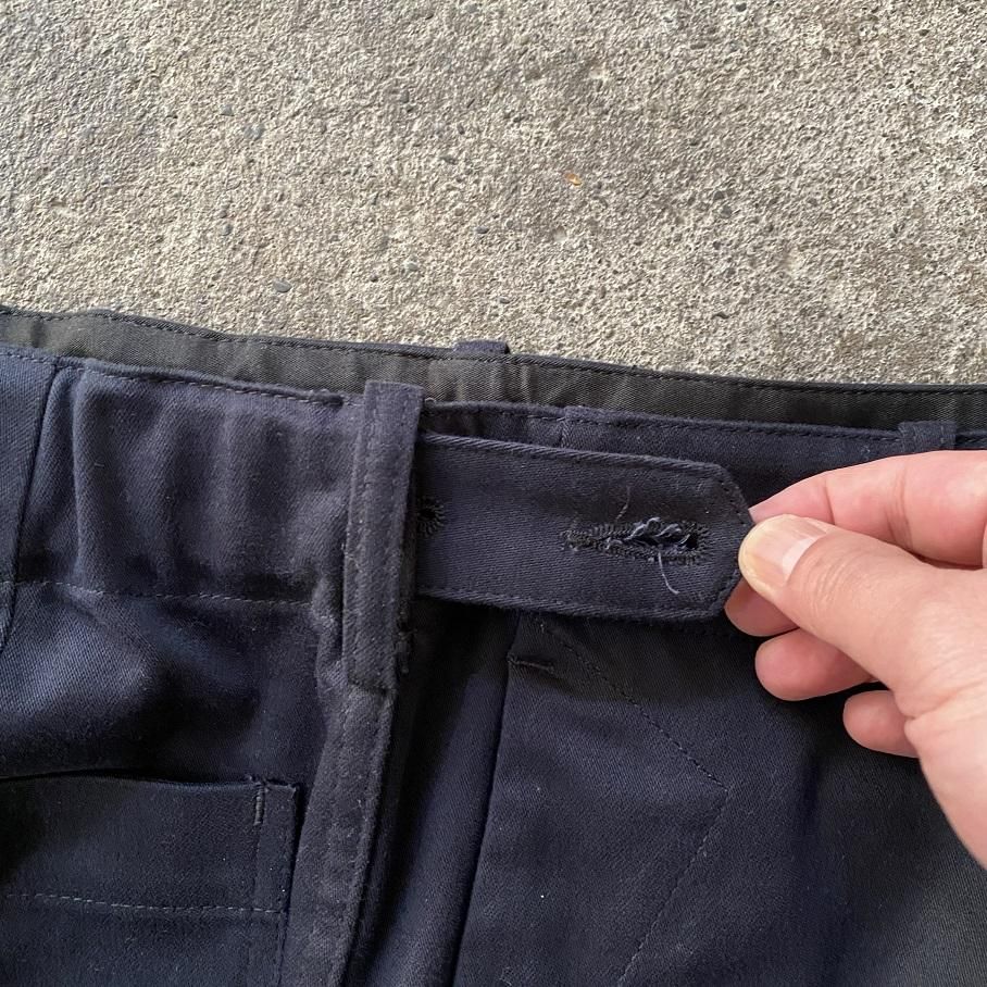 YUI YUI-TILITY TROUSERS ”CLASSIC SATIN PEACH FACE” Dark Navy