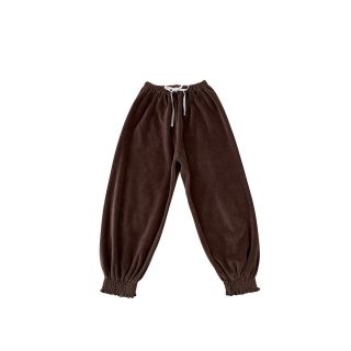 50 % off Liilu ベロアパンツ smocked pants - brownie 
