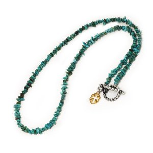 TURQUOISE STONE NECKLACE ターコイズストーンネックレス FLUI フルイ