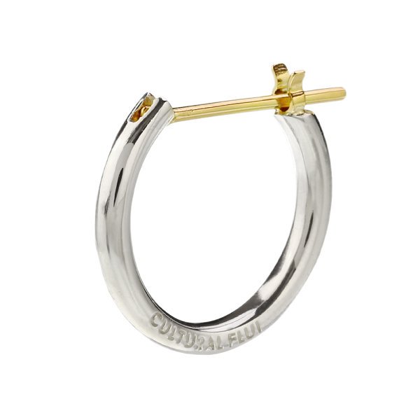 GOLD POST HOOP PIERCE [1piece] ゴールドポストフープピアス [片耳用] FLUI フルイ