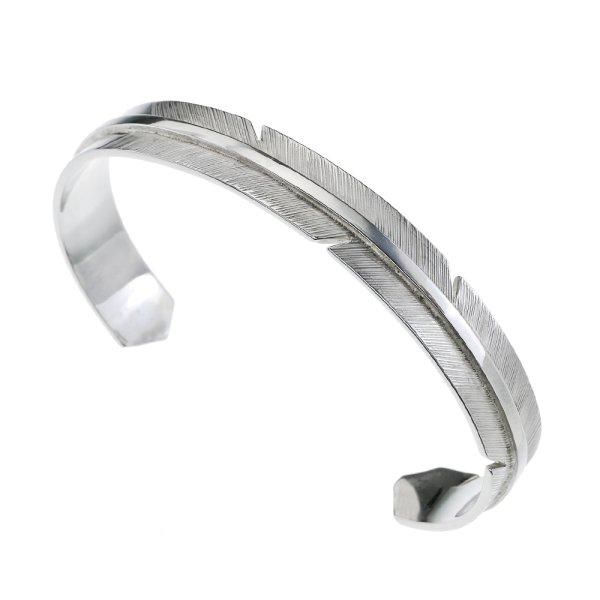 【美品】CULTURAL FLUI バングル FLUI (フルイ) ブランド リップル バングル シンプル メンズ