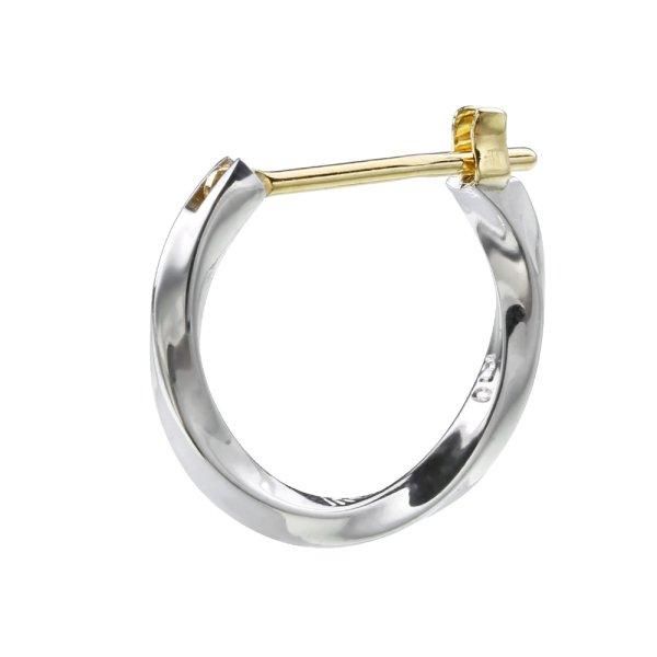ツイスト フープピアス TWIST HOOP PIERCE [1piece] ツイストフープピアス [片耳用