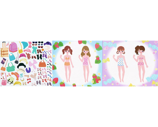 ラブリー きせかえシールブック リーバンショップ Liebam Official Online Shop