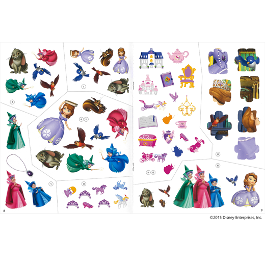 ディズニー シールブック ちいさなプリンセス ソフィア ソフィア だいすき リーバンショップ Liebam Official Online Shop