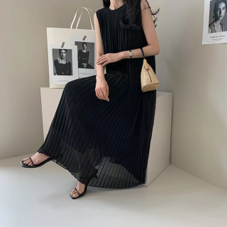 6/25ޤ10%OFFPleat comfy dress