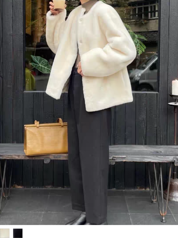 Short fur jacket