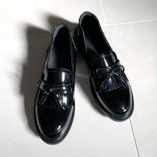 Bow classy loafers
