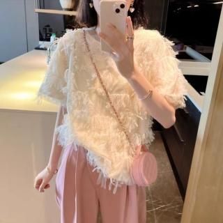 Lattice fringe tops