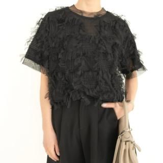 Lattice fringe tops