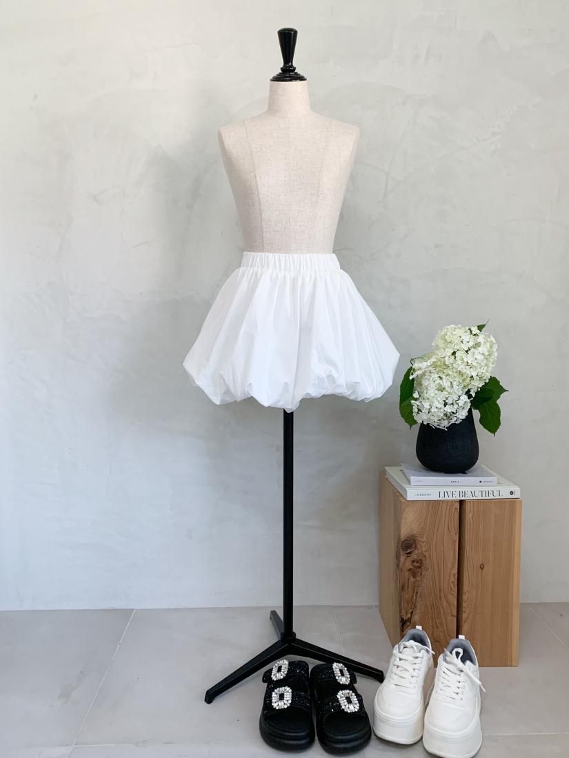 Bibiy スカート　STELLA FLOWER ホワイト　白 Bibiy スカート STELLA FLOWER