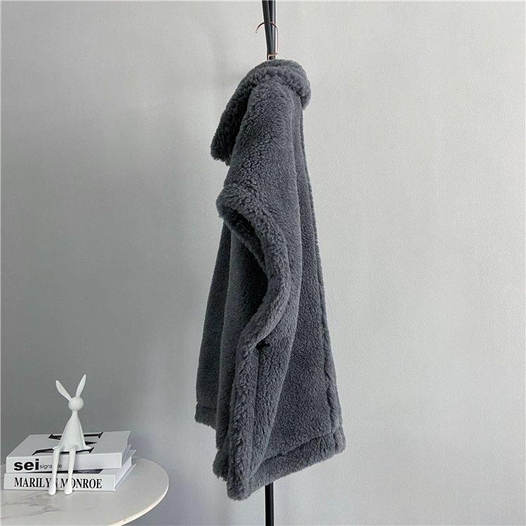 Boa middle poncho - Y's Stella Online