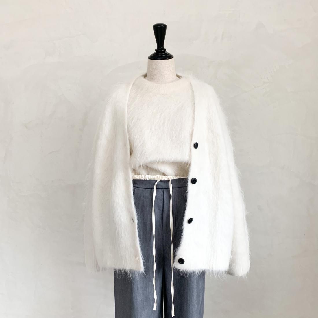 Y's StellaワイズステラAlpaca shaggy knit ニットモカ Alpaca shaggy series - Y's Stella Online