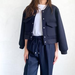 Soft sweat blouson