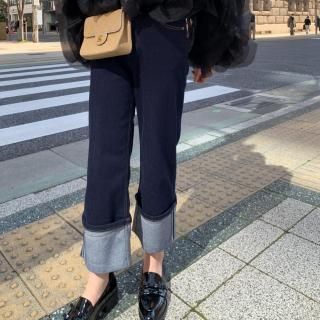 Cuffed jeans