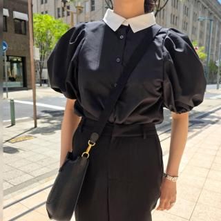即納☆Puffy sleeve blouse