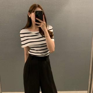 30%OFFShoulder slit knit tops