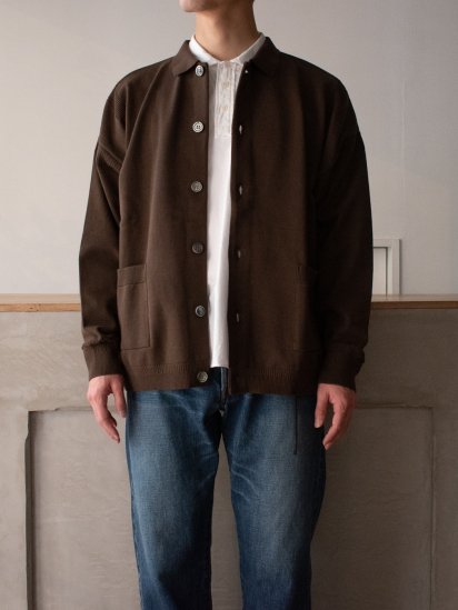 YASHIKI / Oboro Collar Cardigan col.Brown (Men's) - PEOPLE-BOUTIQUE