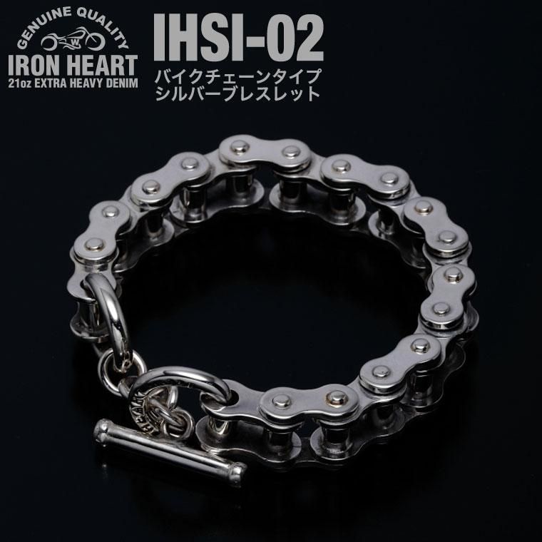 ウォレットチェーン バイカー 925 アイアンハート iron Heart