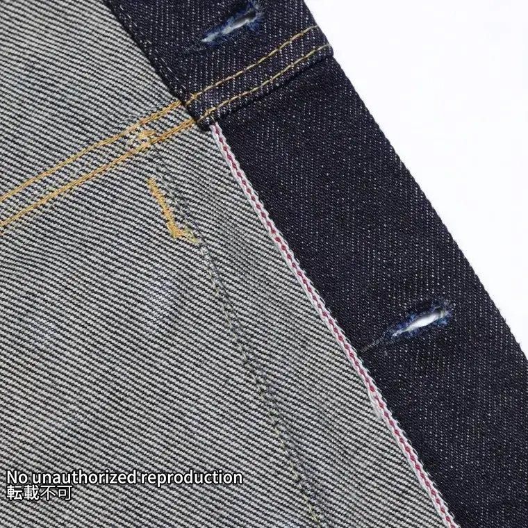 526PJ】21ozセルビッチデニム サイドポケット付きトラッカー