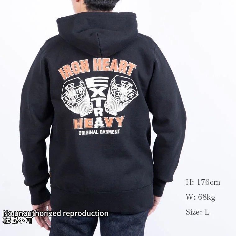 ＊IRON HEART ヘビーウエイト プルオーバーパーカ 日本製 M IRON HEART - ＊IRON HEART ヘビーウエイト プルオーバーパーカ